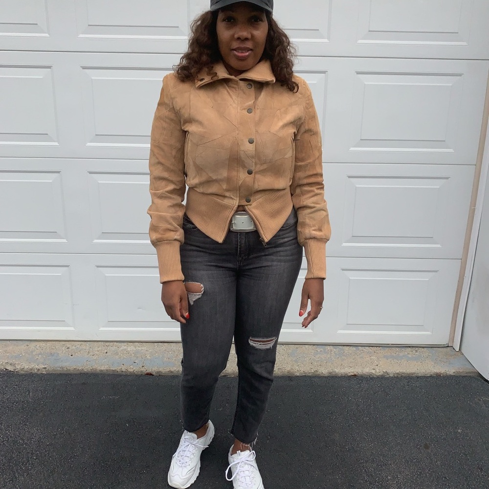 Suede Patchwork Jacket! - image 3